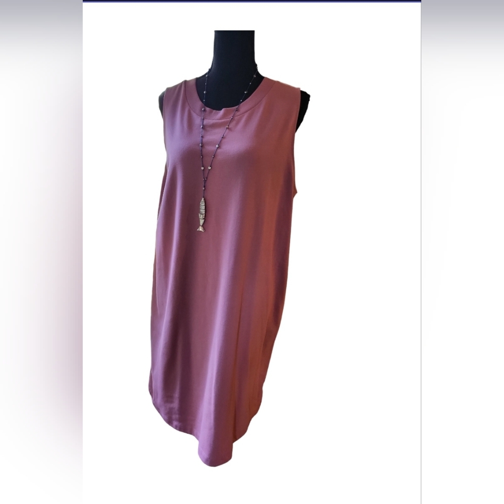 NWOT Sleeveless Dusty Rose Dress